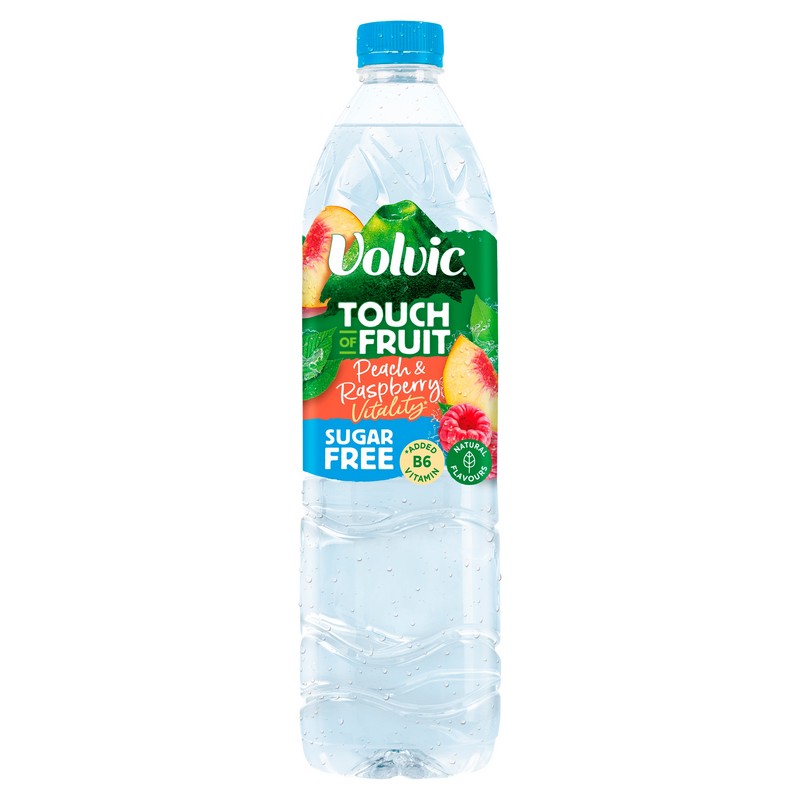 Volvic Tof Peach & Raspberry Sugar Free Large