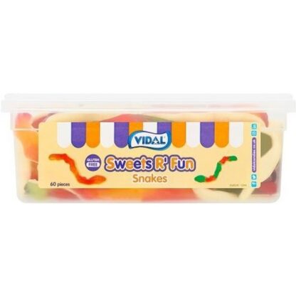 Vidal Tub - Jelly Filled Snakes