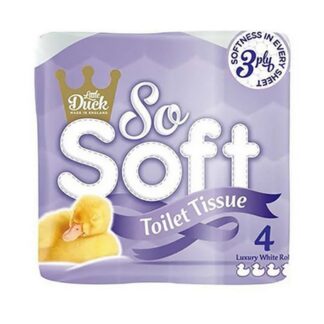 Little Duck Toilet Rolls So Soft - 3 Ply - 4 Pack