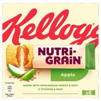 Kelloggs 6 Pack Nutri Grain Apple 37G