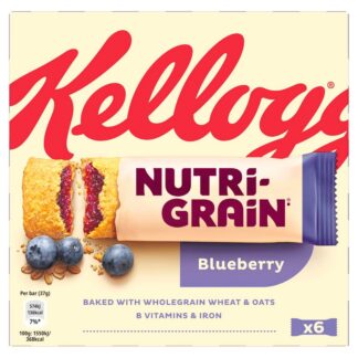 Kelloggs 6 Pack Nutri Grain Blueberry 37G
