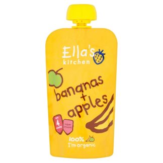 Ellas 4+ Months Apples & Banana 120G