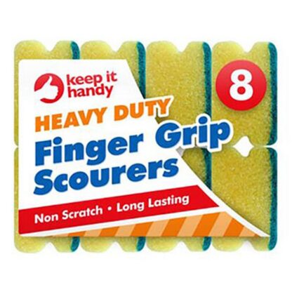 Sponge Scourer Heavy Duty 8Pk