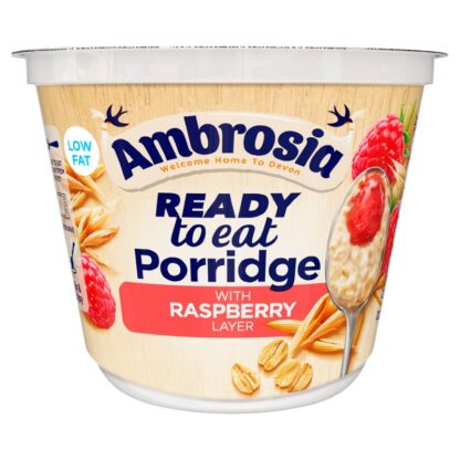 Ambrosia Rte Porridge Raspberry