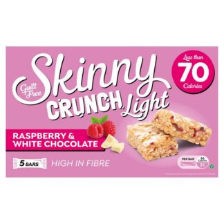 Skinny Crunch Light - Raspberry & White Choc 5Pk