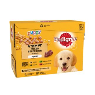 Pedigree Puppy Pouch 12Pk Mixed Variety/Jelly