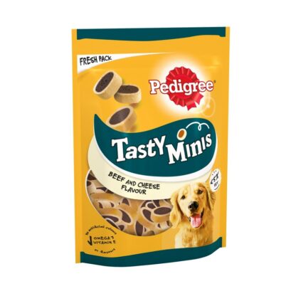 Pedigree Tasty Minis Cheesy Nibbles With Beef