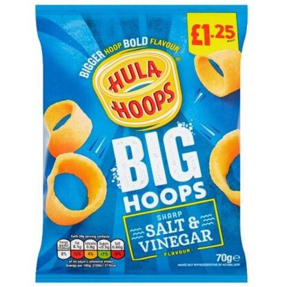 Kp £1.25 Big Hoops Salt & Vinegar Pmp