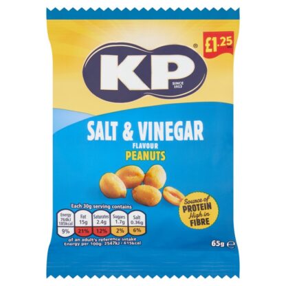 Kp Nuts £1.25 Salt & Vinegar Pmp