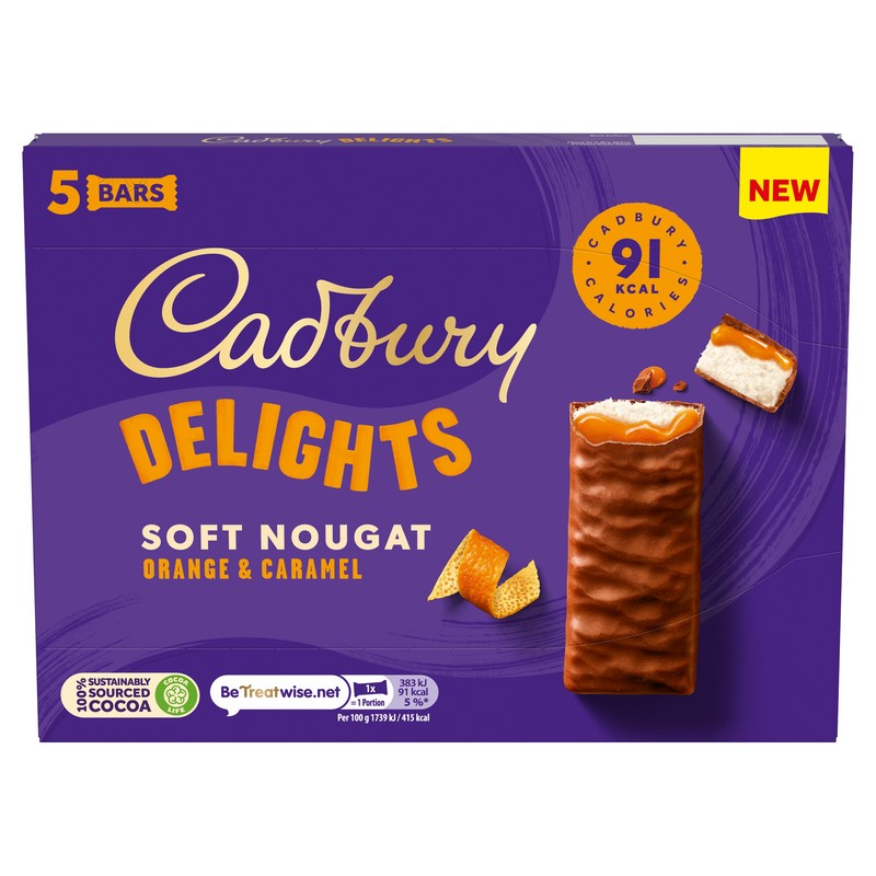 Cadbury Delights Orange 5Pk