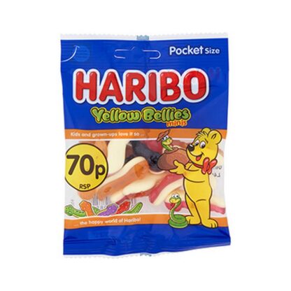 Bag 70P Haribo Yellow Bellies Pmp