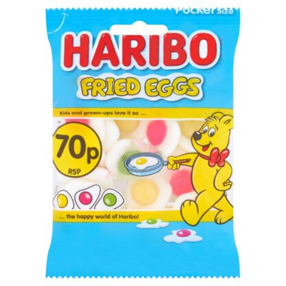 Bag 70P Haribo Fried Eggs Pmp