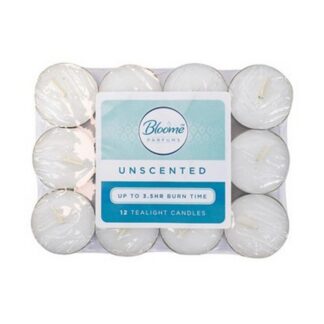 White Tealights Unscented