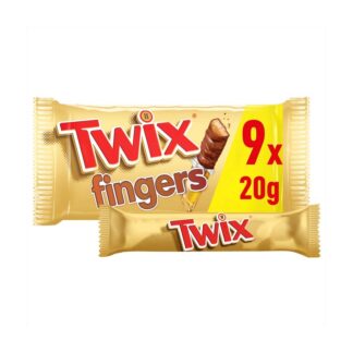 Twix Finger 9 Pack - Milk Chocolate Biscuit