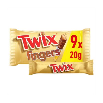 Twix Finger 9 Pack - Milk Chocolate Biscuit