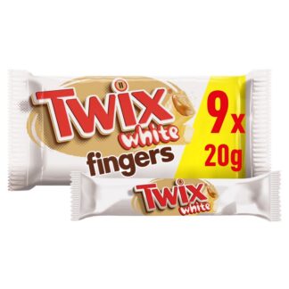 Twix Finger 9 Pack - Biscuit White Chocolate