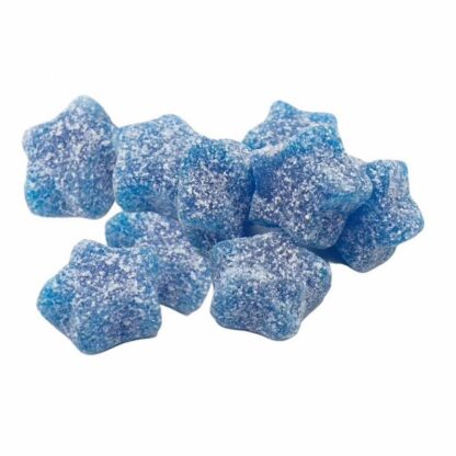Kingsway Gummy Stars - Blue Rasp Flav Sour Sweets