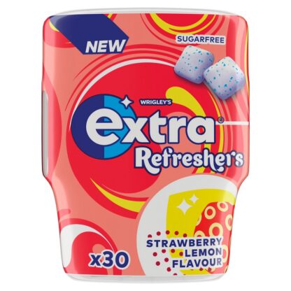 Wri Extra Refreshers Strawberry Lemon Gum