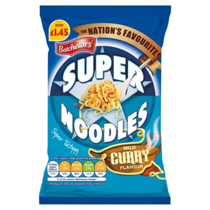 Batch £1.45 Super Noodles Curry Pmp Ban