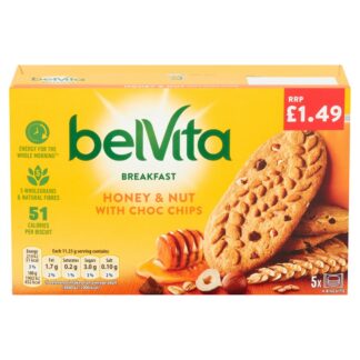 Belvita Breakfast £1.49 Honey Nut Pmp 5 Pack