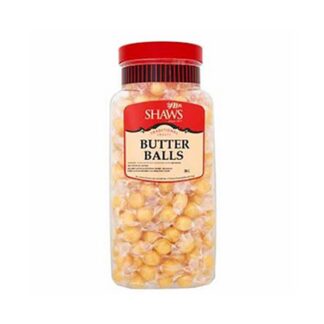 Jar Shaws Buttered Balls Sugar Coated