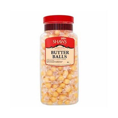 Jar Shaws Buttered Balls Sugar Coated