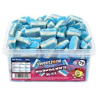 Sweetzone Tub Blue Raspberry Slices 7P