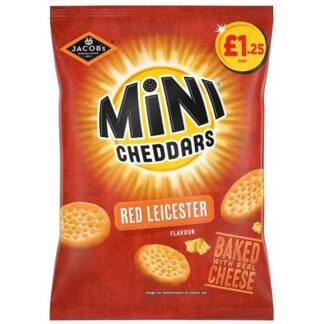 Jacobs £1.25 Pm Mini Cheddars Red Leicester