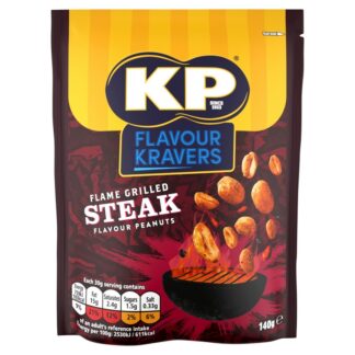 Kp Nuts £1.25 Flame Griled Steak Flavour Kraver Pm