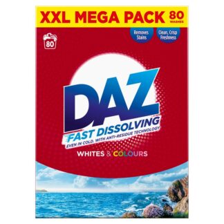 Daz Washing Powder 80W For Whites & Colours