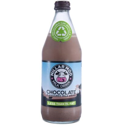 Glass Btl Millar Moo Chocolate Milk