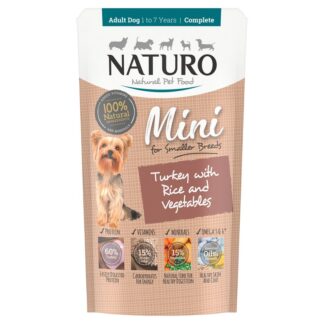 Naturo Adult Mini Turkey & Rice Pouch