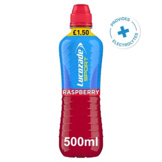 Lucozade Sport £1.50 Raspberry Pmp