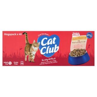 Cat Club Pouch Variety In Jelly 40 Pack