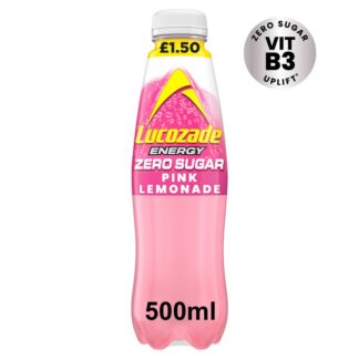 Lucozade Energy £1.50 Zero Pink Lemonade Pmp
