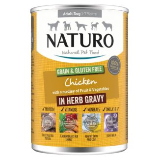 Naturo Ggf Can Chicken & Veg In Herb Gravy