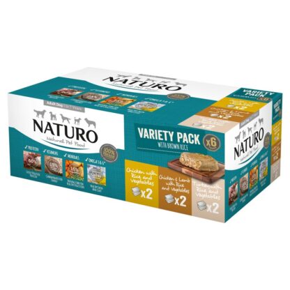 Naturo Adult With Rice Mixed Selection Tray 6Pk