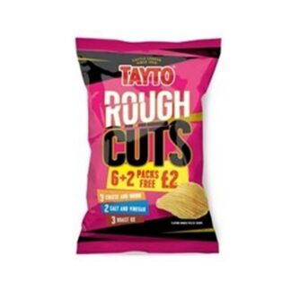 Tayto Rough Cuts Assorted 6Pk + 2 Free