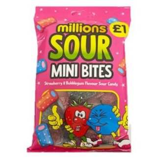Bag Millions £1 Mini Bites Sour Straw Bubble Mix