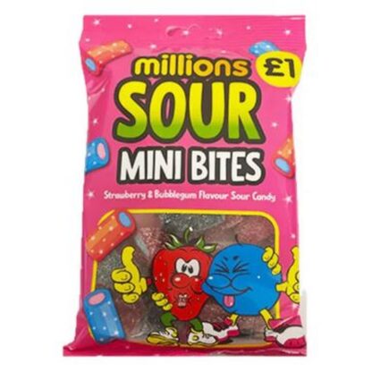 Bag Millions £1 Mini Bites Sour Straw Bubble Mix