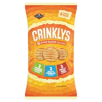 Jacobs Mini Crinklys Vartiety 25Gm 6Pk