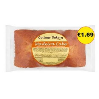 Cottage Bakery Madeira Cake £1.69 Pm