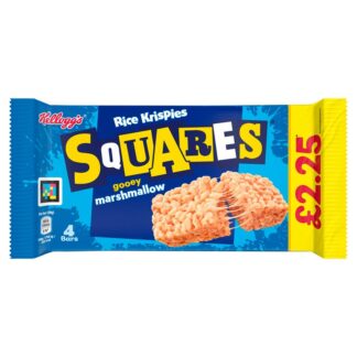 Kelloggs 4 Pk £2.25 Marshmallow Rice Krispie Sq