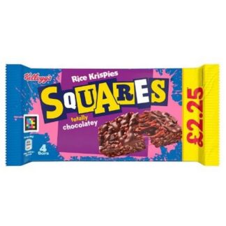 Kelloggs 4 Pk £2.25 Chocolatey Rice Krispie Sq