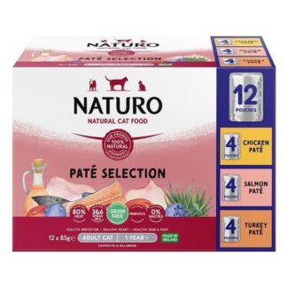 Naturo Cat Pouch 12Pk Pate Variety