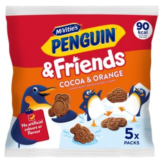 Mcvities Penguin & Friends Cocoa & Orange