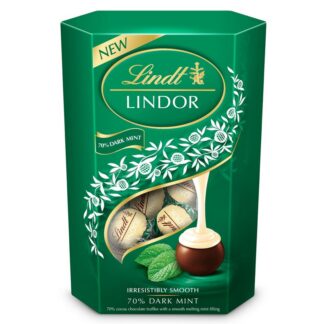 Lindor Cornet Box Dark Mint 70%