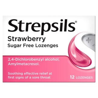 Strepsils Strawberry Sugar Free