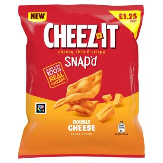 Cheez It Crackers £1.25 Pmp Double Cheese