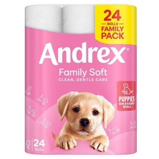 Andrex Gentle Clean Toilet Roll 24 Pack